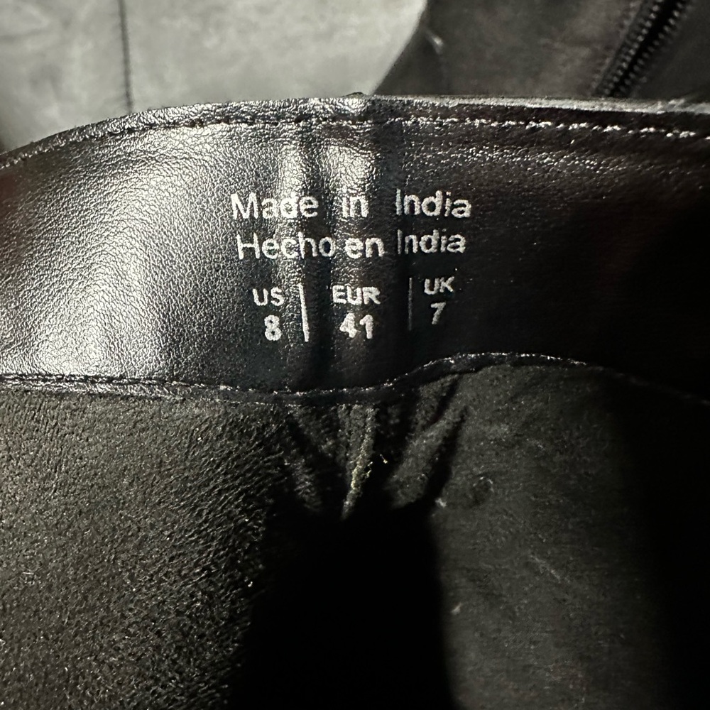 Aldo Black Ankle Boots - Picture 3 of 6